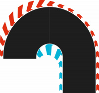 52005 Hairpin Curve 180° L/R Hybrid
