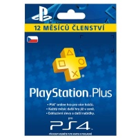 PlayStation Plus Card 365 Days Hang CZ