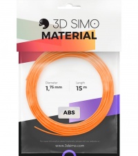 Filament ABS II (MultiPro/KIT) - 15m - orange, black, white