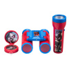 Set Spiderman - walkie-talkie, headphones, flashlight