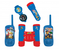 Paw Patrol adventure set with walkie talkies, compas, binoculars and torchlight